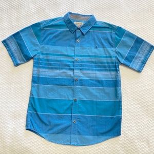 Short sleeved striped Calvin Klein shirt